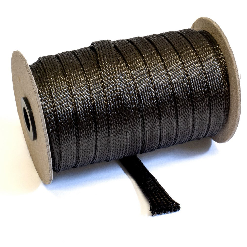 Carbon Fibre Braid - 3K - 15mm wide - 297gsm